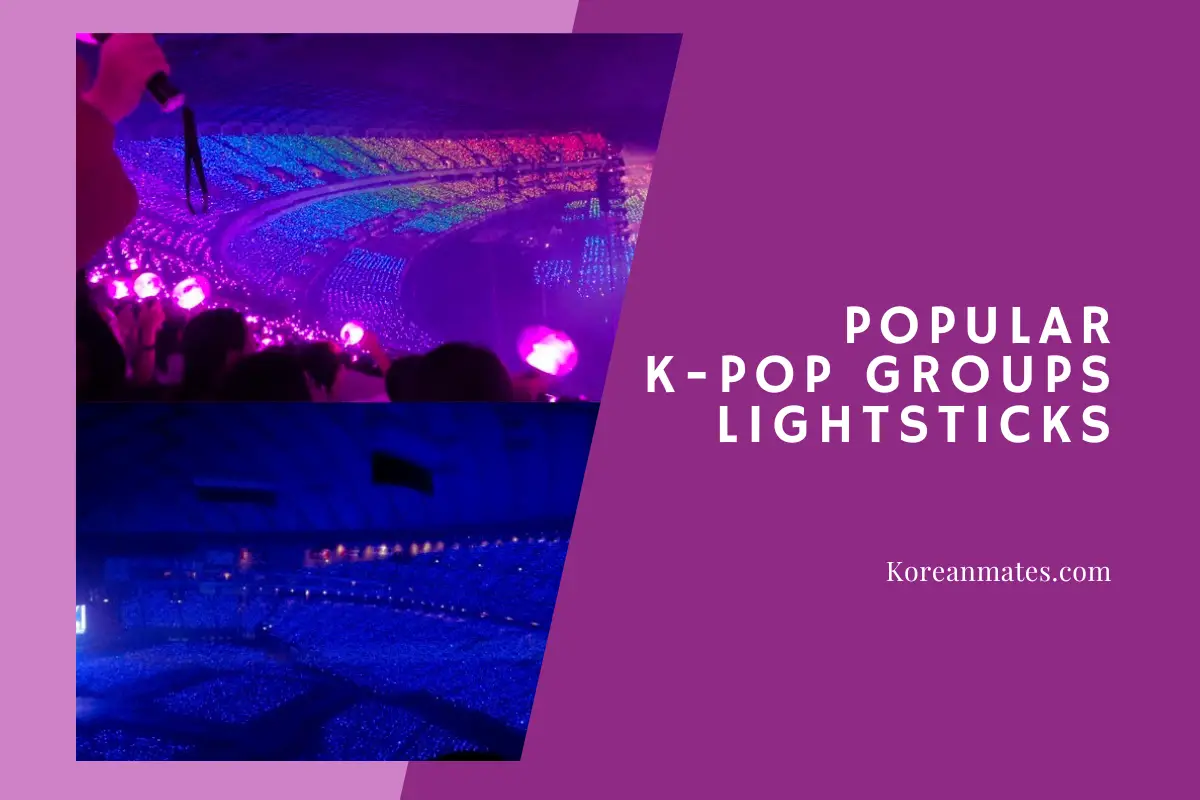 Popular k-pop group lightstick